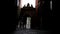 AMSTERDAM, NETHERLANDS - view of street - people, silhouette