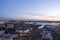 Amsterdam North evening harbour skyline