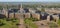 Amsterdam Royal Palace (Paleis on the dais), Netherlands. Top view