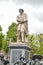 AMSTERDAM - SEPTEMBER 17, 2015: Rembrant monument in Rembrant pa