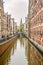 AMSTERDAM - SEPTEMBER 17, 2015: View at the famous clock tower o