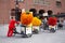 Amsterdam Street Scene with Bell Pepper Cart