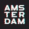 Amsterdam t-shirt and apparel design with noise, glitch, distort
