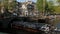Amsterdam tour boat on Herengracht Canal