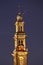 Amsterdam - Tower of Westerkerk (west church) in the evening