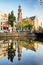 Amsterdam - The Westerkerk church, Netherlands at summer day