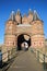 The Amsterdamse Poort city gate built between 1400 and 1500 in Haarlem