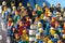 Amused audience of LEGO figurines