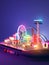 Amusement Park Fairground Rides And Attractions