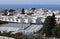 Anacapri - Scorcio del borgo dalla seggiovia Monte Solaro