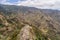 Anaga Las Carboneras steep cliffsTenerife Canary Islands Canaries Spain aerial drone view