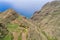 Anaga Las Carboneras steep cliffsTenerife Canary Islands Canaries Spain aerial drone view