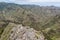 Anaga Las Carboneras steep cliffsTenerife Canary Islands Canaries Spain aerial drone view