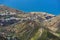 The Anaga massif (Macizo de Anaga). Natural landscape of the north of Tenerife and the small town of Taganana.