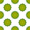 Anahata - heart chakra. The symbol of the fourth chakras. Seamless pattern.