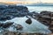 Anakena Beach on Easter Island, Rapa Nui in Chile