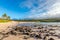 Anakena Beach on Easter Island, Rapa Nui in Chile