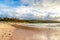 Anakena Beach on Easter Island, Rapa Nui in Chile