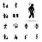 anal, ass, butt, hemorrhoids icon. Pain People icons universal set for web and mobile