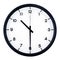 Analog clock isolated