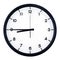 Analog clock isolated