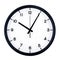 Analog clock isolated