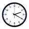 Analog clock isolated