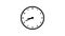 Analog clock spinning animation.