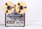 Analog Stereo Open Reel Tape Deck Recorder Player with Reels