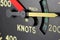 Analogue airspeed indicator