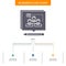Analysis, argument, business, convince, debate Business Flow Chart Design with 3 Steps. Glyph Icon For Presentation Background