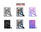 Analysis icon set with different styles.