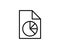 Analysis line icon