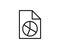 Analysis line icon