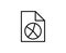 Analysis line icon