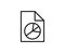 Analysis line icon