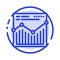 Analysis, Web, Website, Report Blue Dotted Line Line Icon