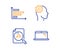 Analytics graph, Horizontal chart and Engineering icons set. Laptop sign. Vector