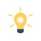 Analytics lightbulb icon