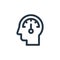 analyze icon vector from business administration concept. Thin line illustration of analyze editable stroke. analyze linear sign