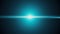 Anamorphic lens flare from a photo camera lens. Anamorphic background.
