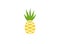 Ananas fresh fruit for logo