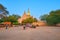 The Ananda Temple with entrance gates, Bagan, Myanmar