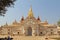 Ananda Temple in Old Bagan, a large buddhist temple, one of Bagan`s best known temples. One of the most beautiful temples in the
