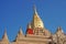 Ananda Temple White Ancient Pagoda at Bagan , Mandalay , Myanmar is best famous landmark - Travel asia backpacking