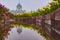 Ananta Samakhom Throne Hall buliding, one of the main landmarks in the government district of Bangkok, Thailand.