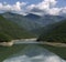 Ananuri Lake in Georgia country.