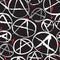 Anarchy repeating wallpaper.