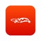 Anarhichas fish icon digital red
