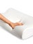 Anatomical pillow made of foam material with memory effect, isolate on a white background